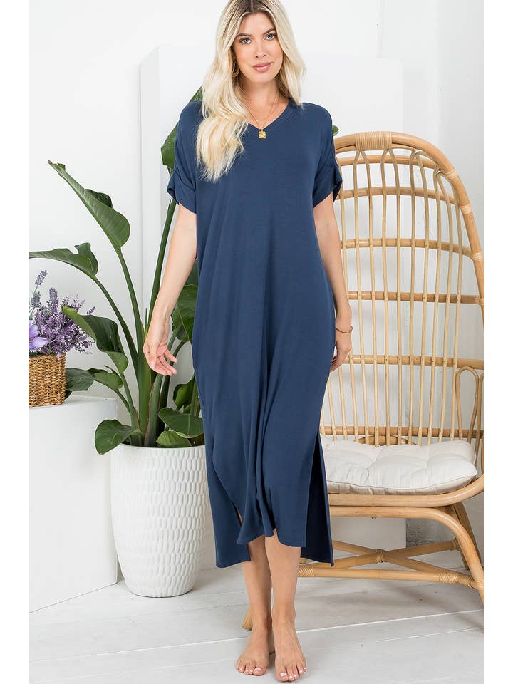 Sweet Lovely by Jen - Wholesale Dress - Women's - CASUAL MIDI WEEKEND DRESS