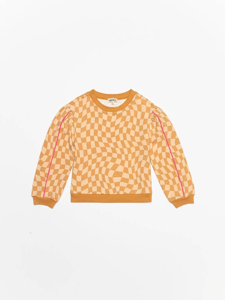 Caramel Swirl Sweatshirt for wholesale on Faire