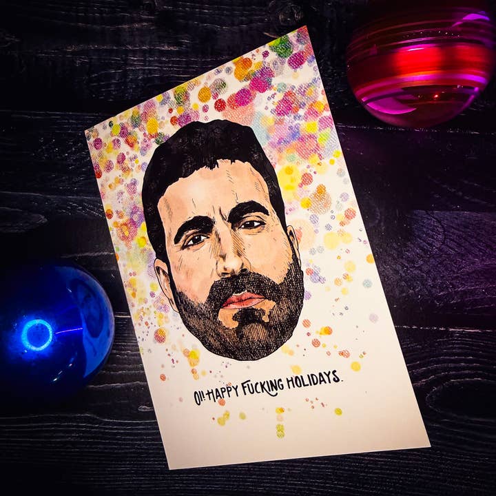 Happy Effing Holidays Card for wholesale by Pretty Good Cards