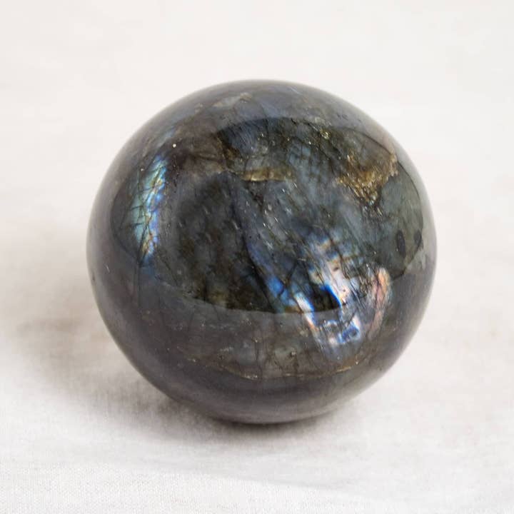 Tiny Rituals - Wholesale Spiritual Stone/Crystal - Labradorite Sphere - 1 of a Kind - Large - AAA Premium Quality2