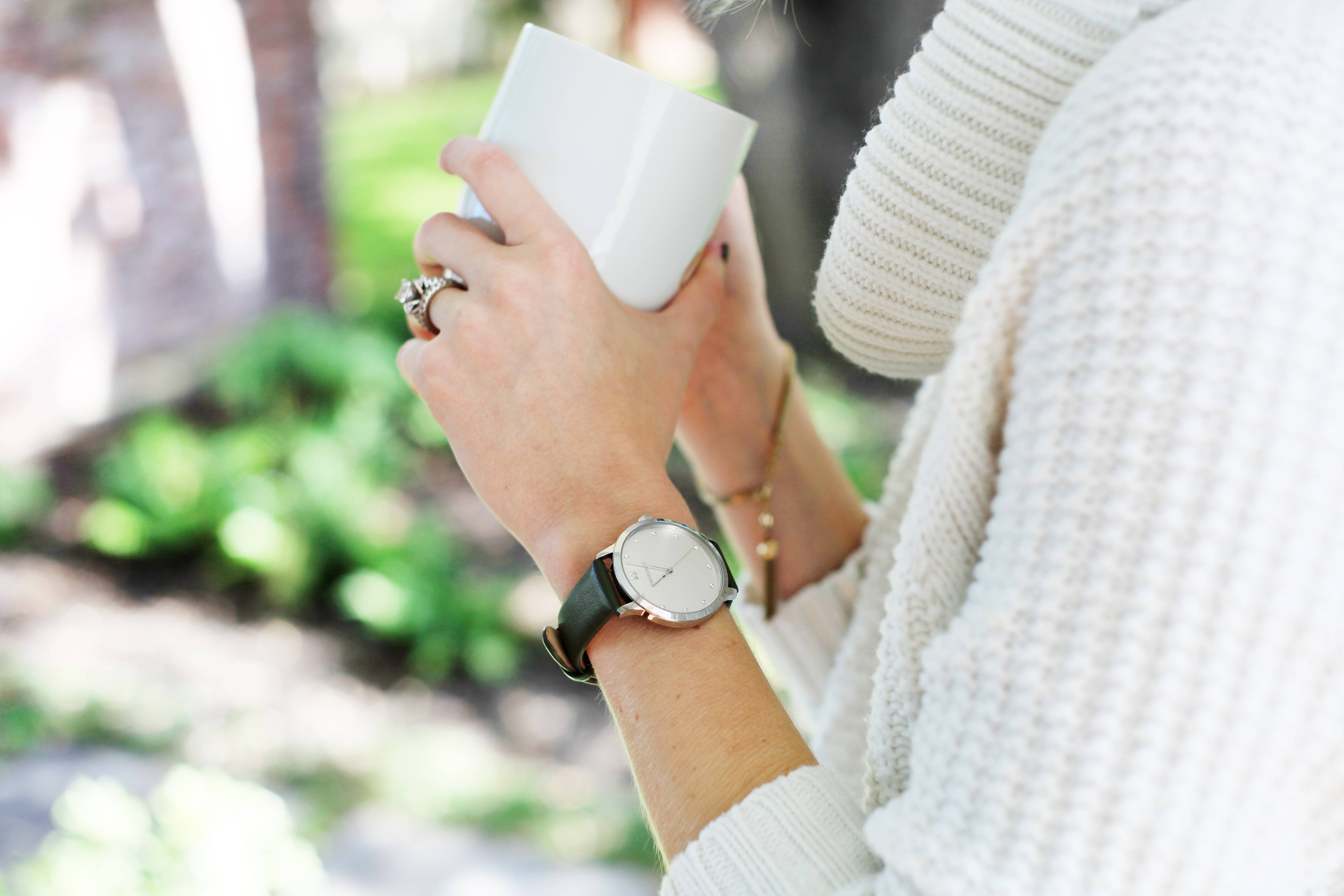 1302 Watch Co. - Venta al por mayor Reloj de pulsera - Mujer - Reloj para mujer de 38 mm: caja plateada con esfera plateada y piedras9