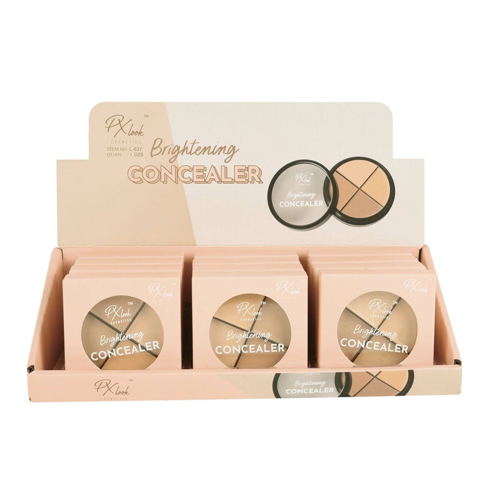 Efon International Corp. - Wholesale Face Concealer - Brightening Concealer - Buildable Creamy Natural Palette3