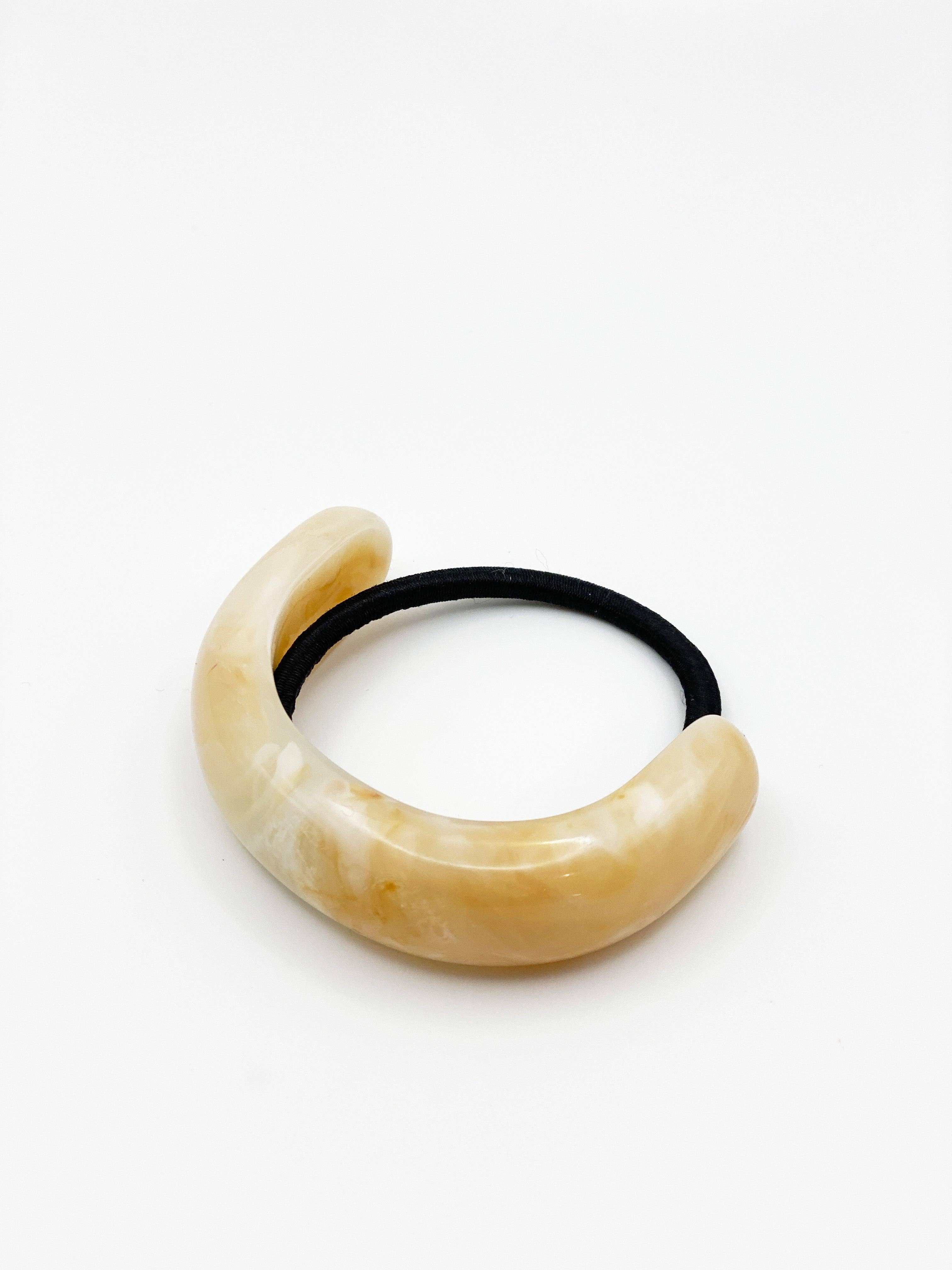 Angels Whisper Accessories - Wholesale Hair clip – Women’s - Crescent Resin Hair Cuff Tie (2col)0