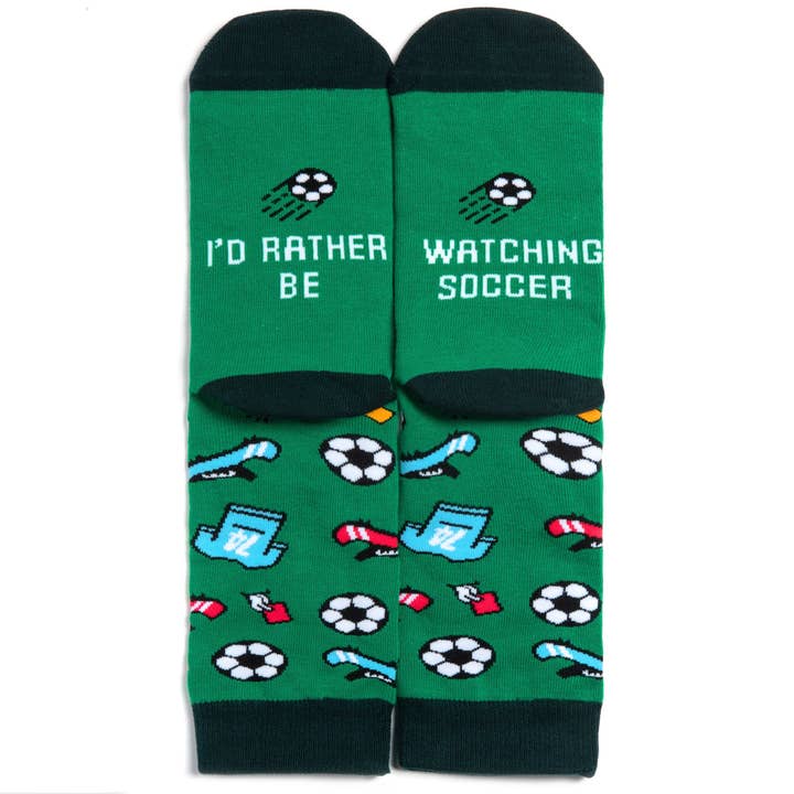 Lavley - Wholesale Socks – Unisex - I'd Rather Be Watching Soccer Socks5