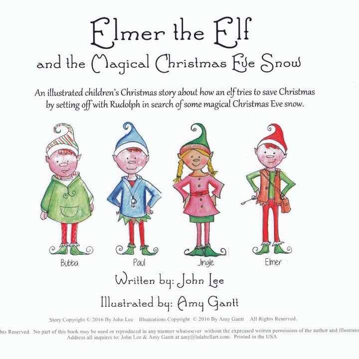 Lula Bell Cards and Gifts - Wholesale Preschool Book (3-5) - Christmas Book - Elmer the Elf4