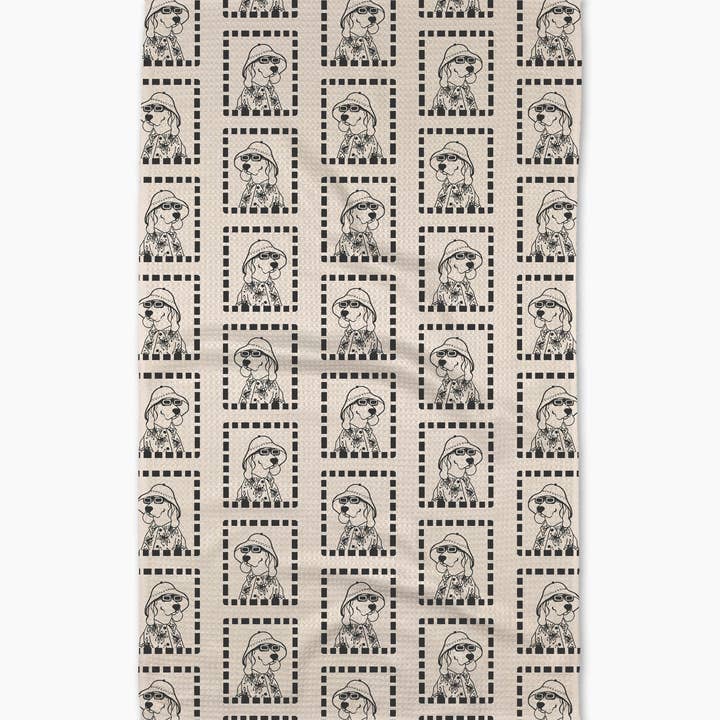 Geometry - Wholesale Tea Towel - Ready For Summer Doggy Tea Towel