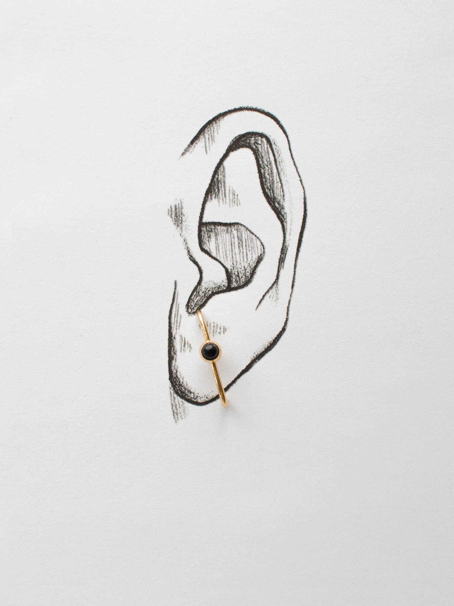 Merewif - Wholesale Stud/Post Earrings - Dillon Studs - Onyx3