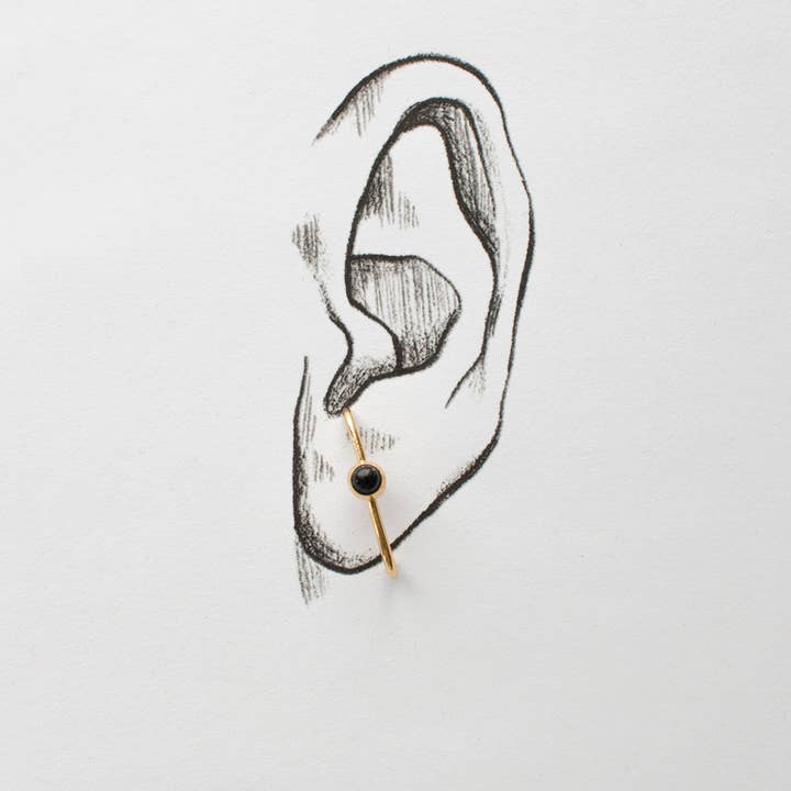 Merewif - Wholesale Stud/Post Earrings - Dillon Studs - Onyx3