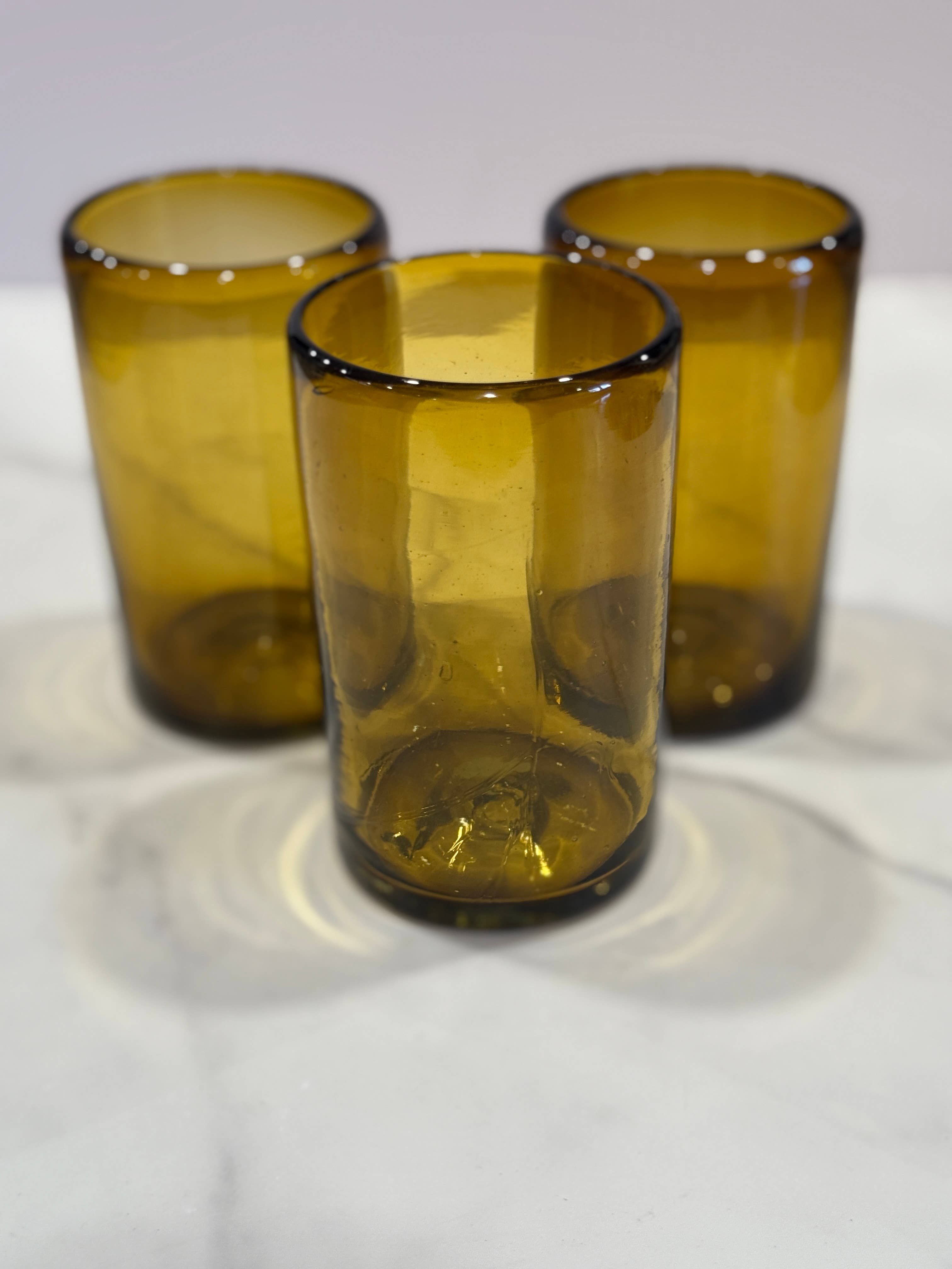 Casa Bella Vida - Vendita all'ingrosso Bicchiere/tazza - Bicchieri in Vetro Soffiato - Ambra0