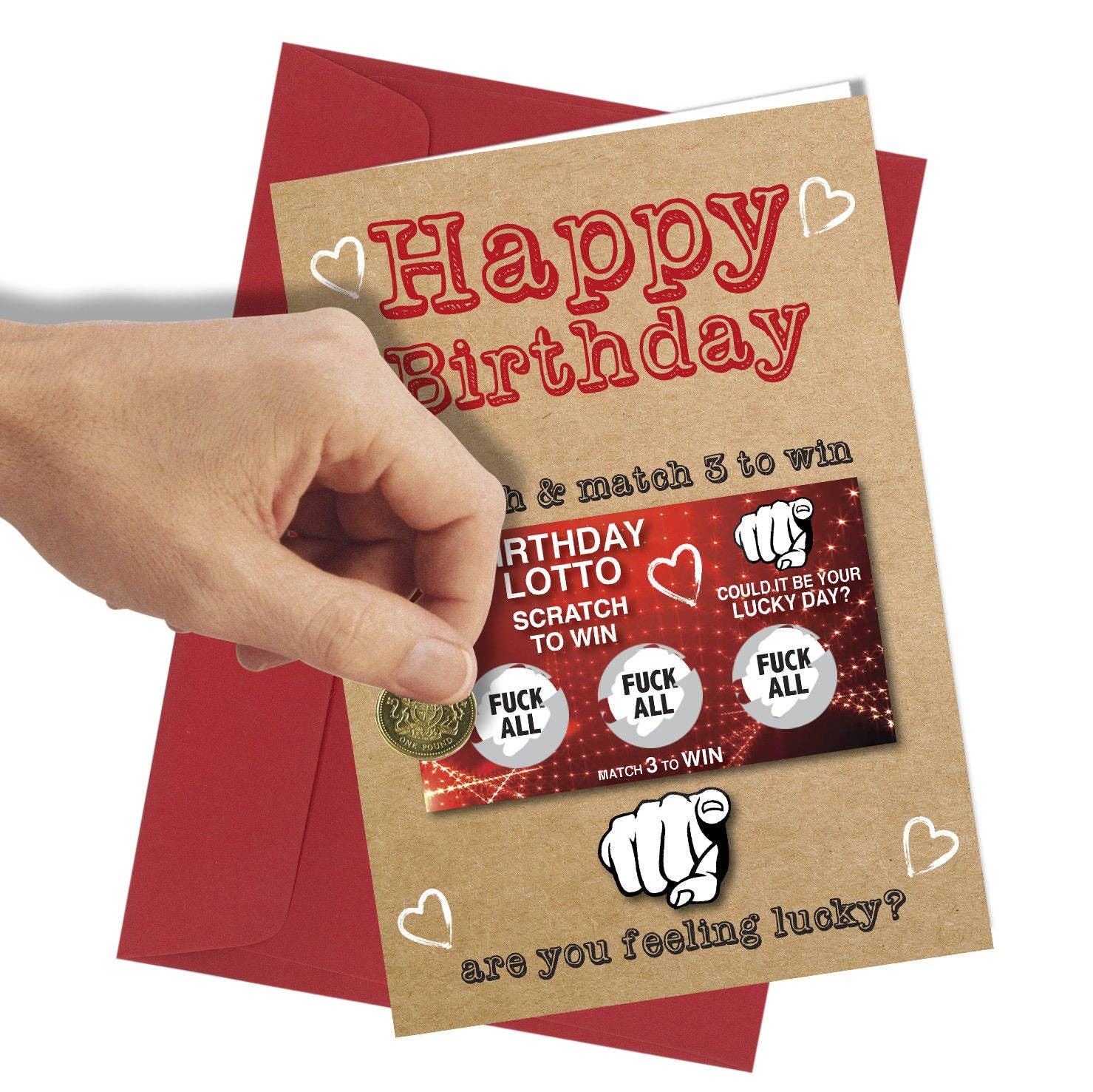 Close to the Bone Greeting Cards and Gifts – wholesale Birthday card – #307 Birthday Lotto1