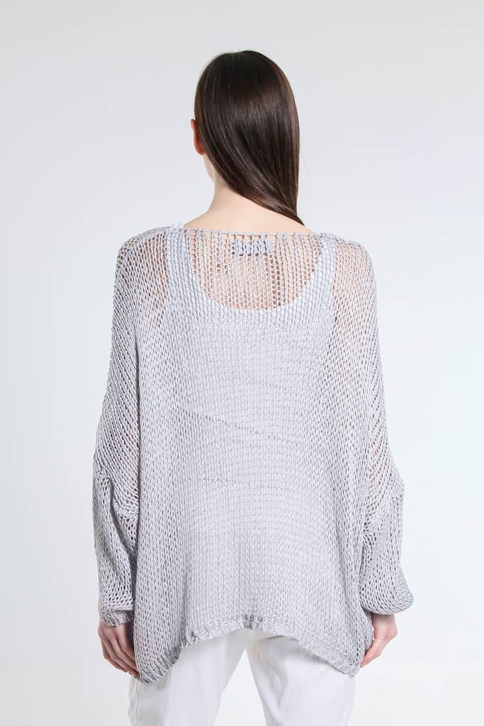 TINA Stephens Italy/Tees By Tina - Wholesale Knit Top - Women's - Adena Butterfly Open Knit Topper (BLS143)22