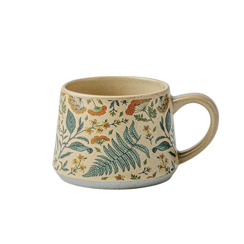 Homerely (We Cover All Import Duties) - Vendita all'ingrosso Tazza - Tazza in ceramica con motivo floreale per regali | Tazza da caffè1