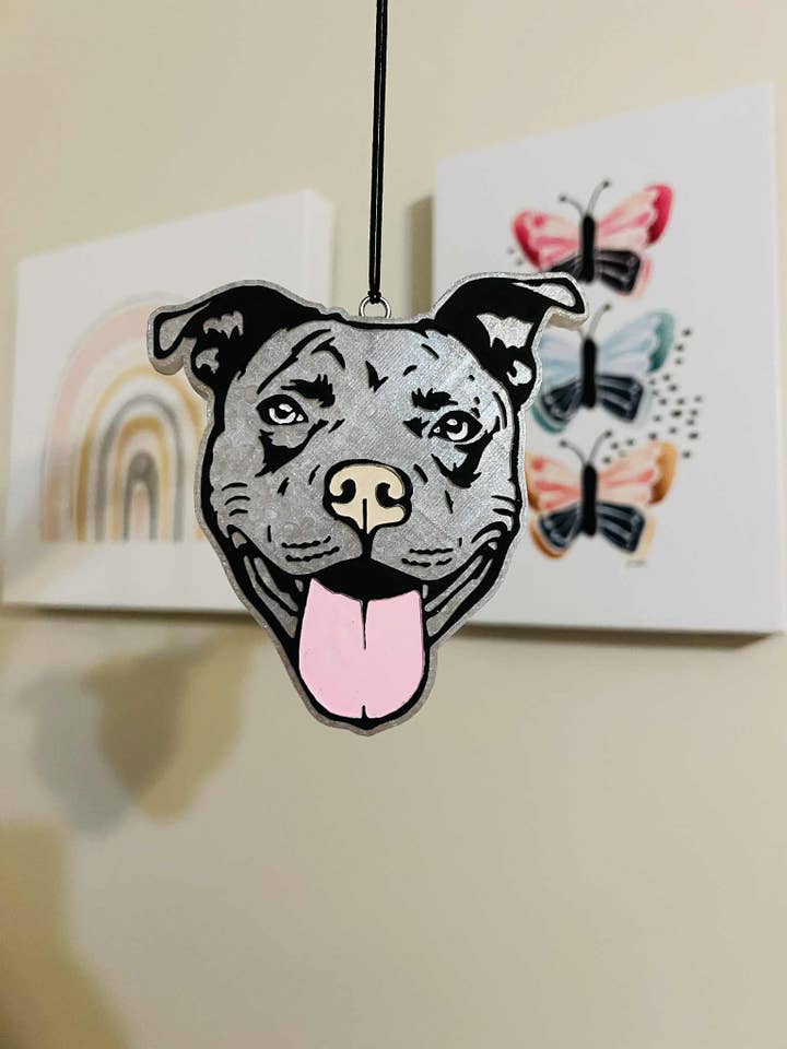 Pit Bull freshie for wholesale by C&D Darling Design