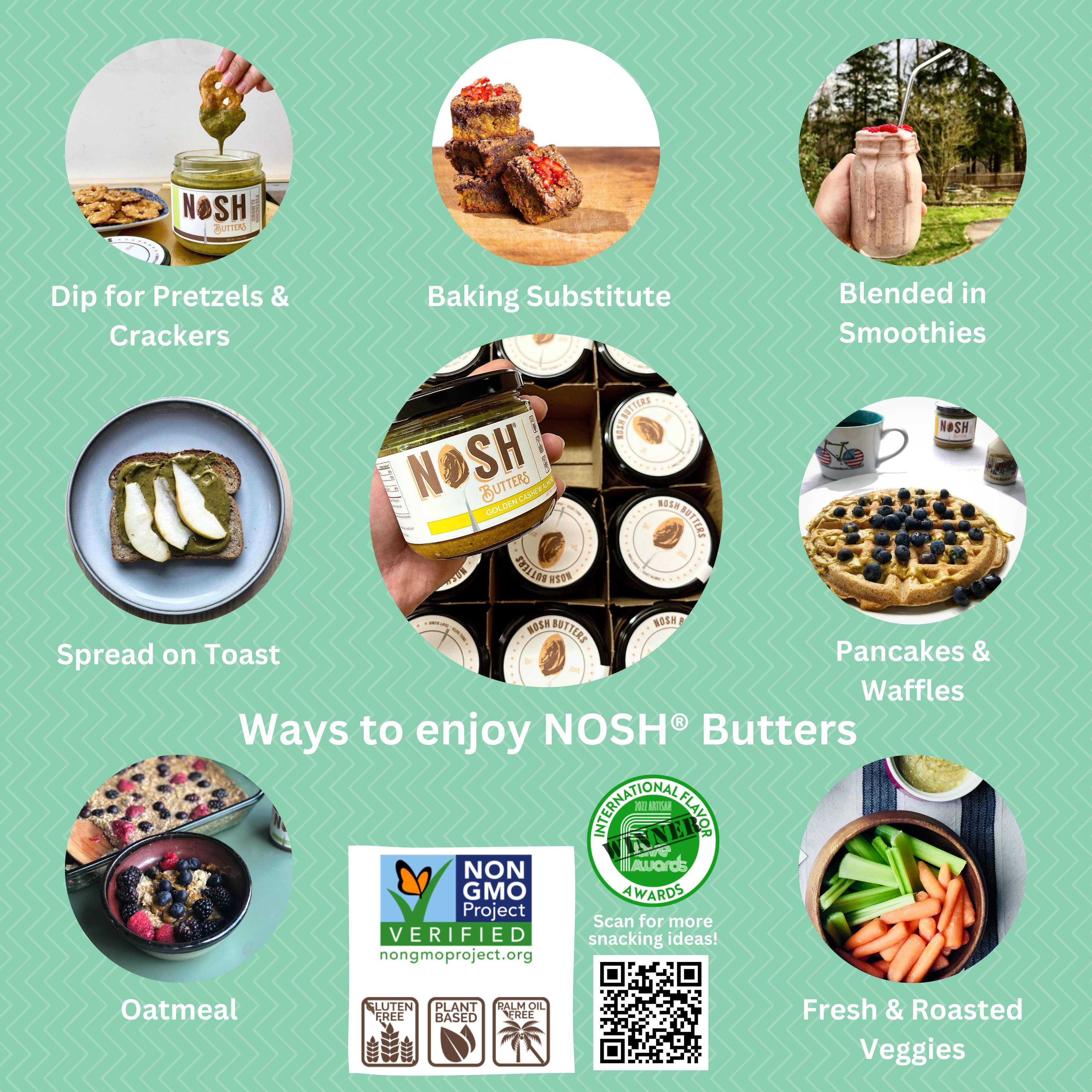 NOSH Butters – Manteiga de frutos secos por atacado – Manteiga Mocha com Amêndoas5