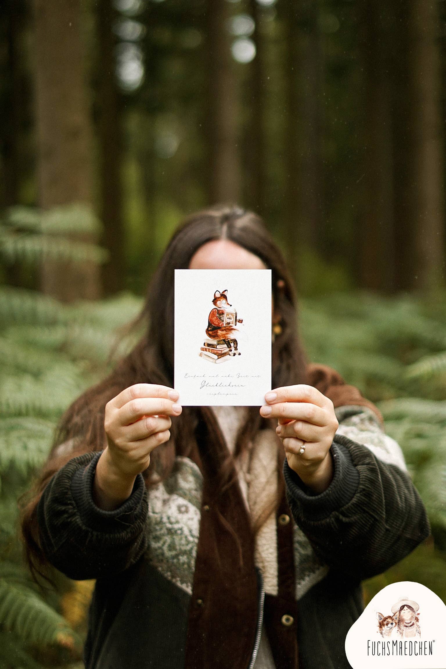 FuchsMaedchen - Wholesale Get Well Card - Greeting card book fox3