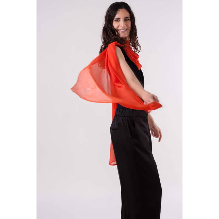 MR Complements - Vendita all'ingrosso Sciarpa - Donna - Sciarpa in chiffon di seta naturale11