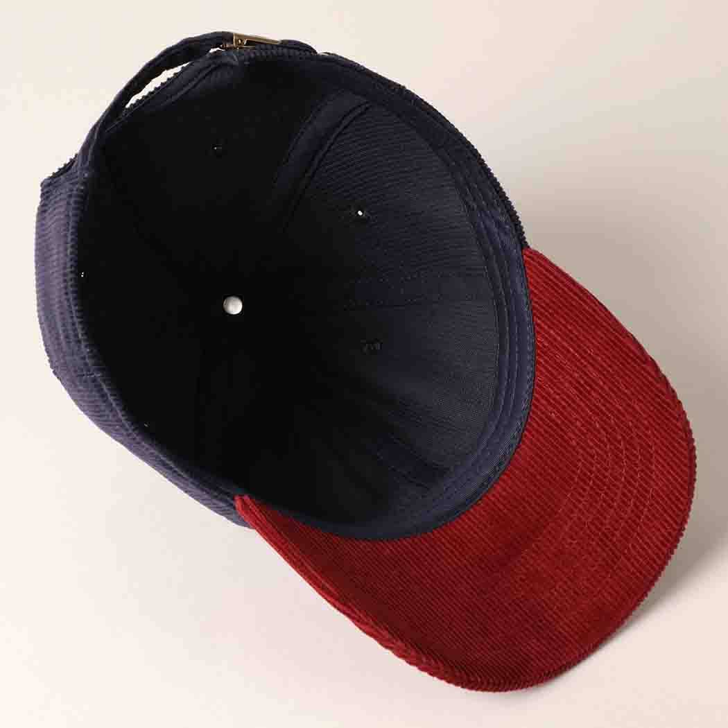 Fashion City - Wholesale Baseball Cap - Unisex - Corduroy Two-Tone Adjustable Baseball Cap3