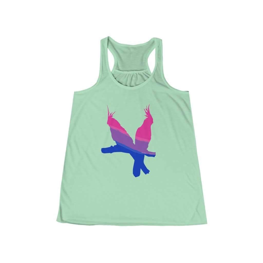 Pink N Paw - Wholesale Tank Top - Women's - Bi Birds - Bisexual Pride Tank, Racerback Tank Top4