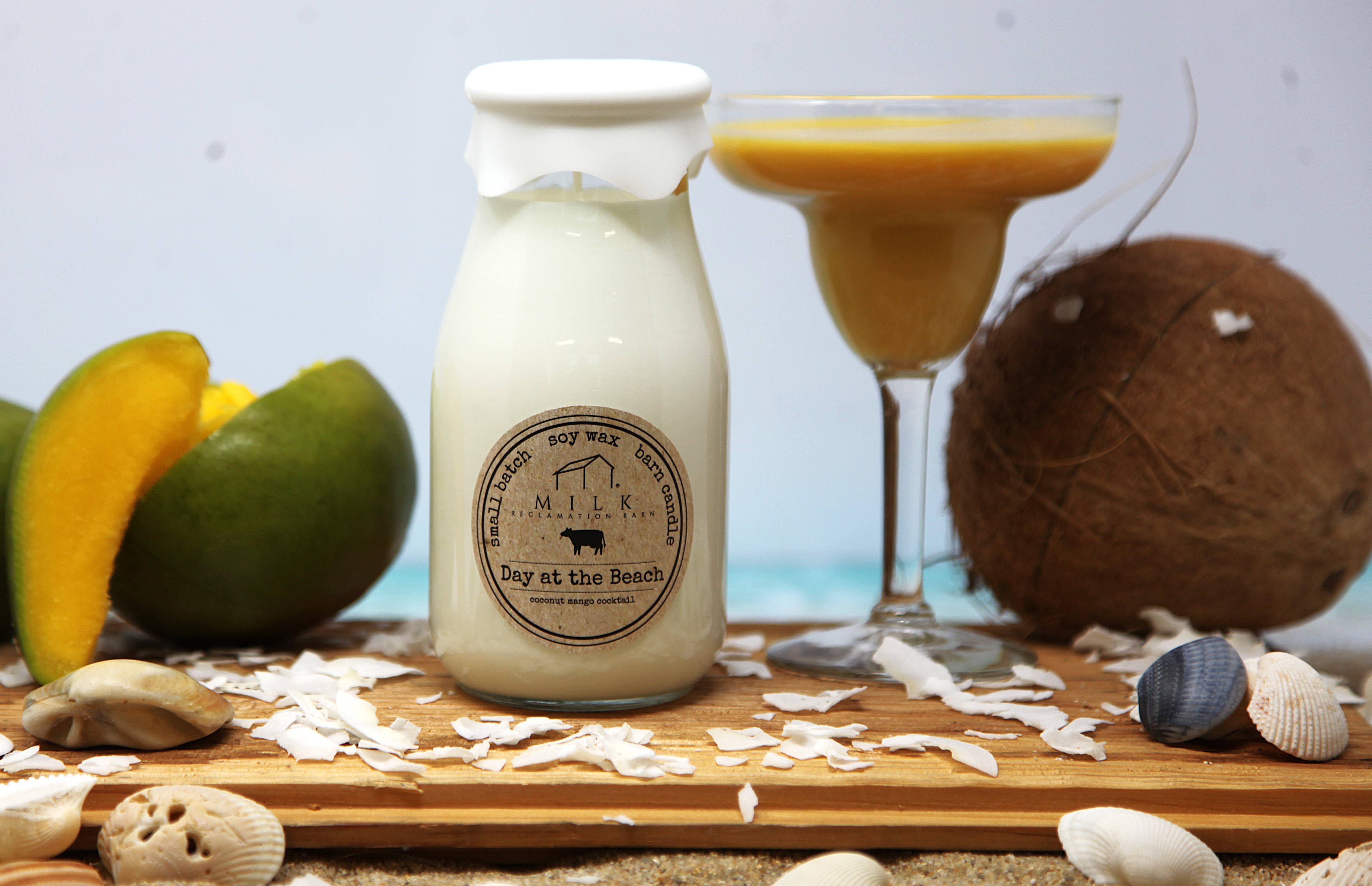 Milk Reclamation Barn - Wholesale Jar/Filled Candle - Milk Bottle Candle 13 oz57