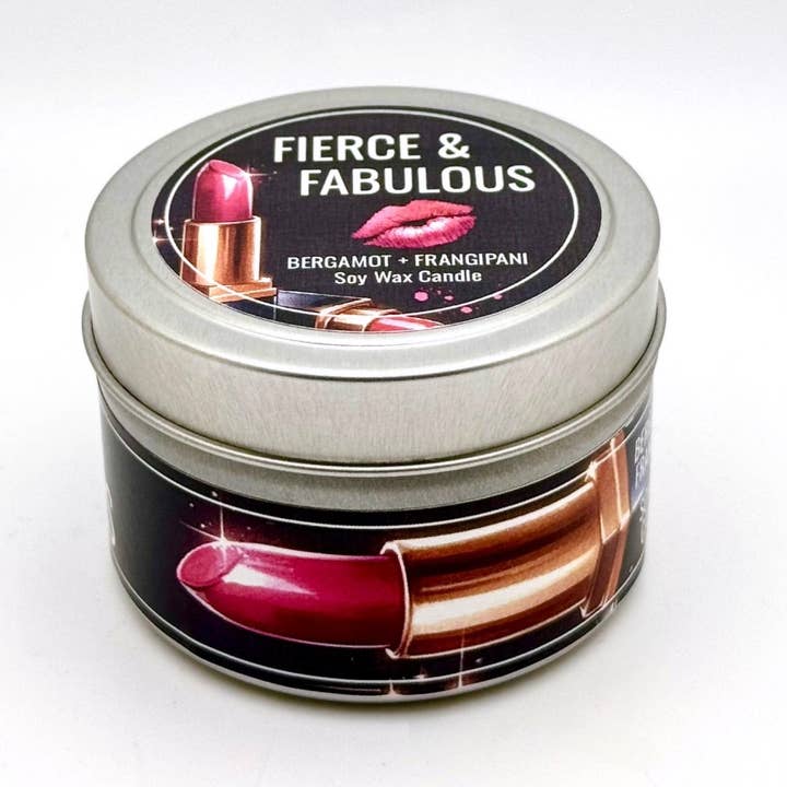 Queerly Beloved Candles - Wholesale Travel candles - Fun & Fab Candle Tin Six-Pack - 3 oz Scented Candle Tins4