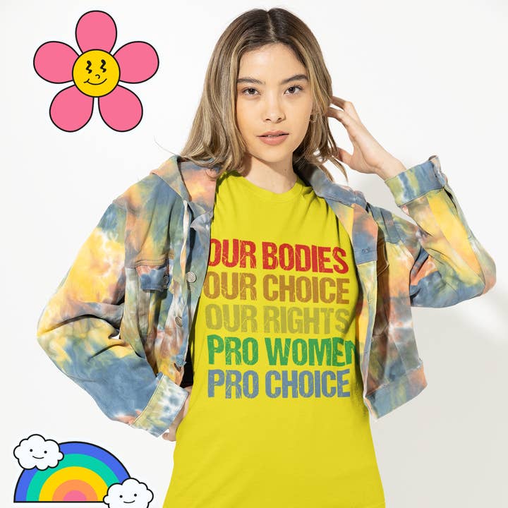 Ons lichaam Onze keuze Onze rechten Relaxed T-shirt voor dames voor wholesale door LimenDime Market