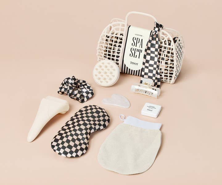 Pinch Provisions - Wholesale Bath & Body Set - Super Spa Set | Black, Mother's Day Gifts
