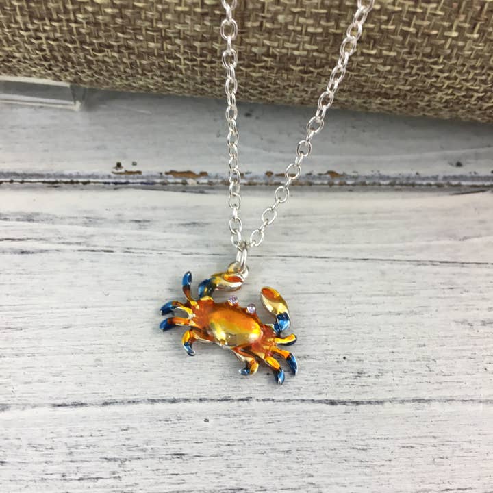 Collier pendentif en forme de crabe pour la vente par SongLily