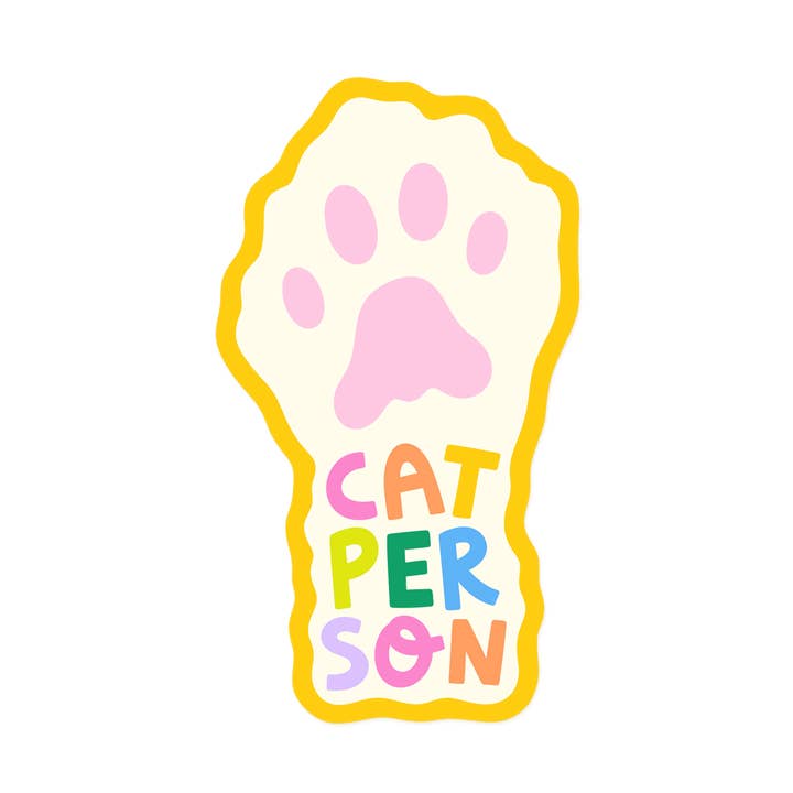 Cat Person Sticker for wholesale by KANDS.CO