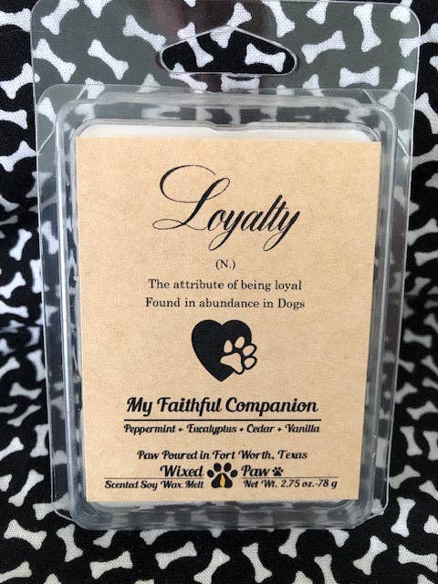 Loyalty Peppermint & Eucalyptus for wholesale by Wixed Paw Candle Company LLC.