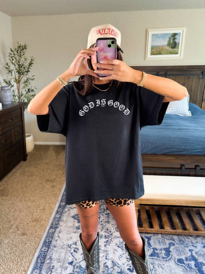 LOLA MAGNOLIA - Wholesale T-shirt (graphic) – women's - GOD IS GOOD GRAPHIC TEE