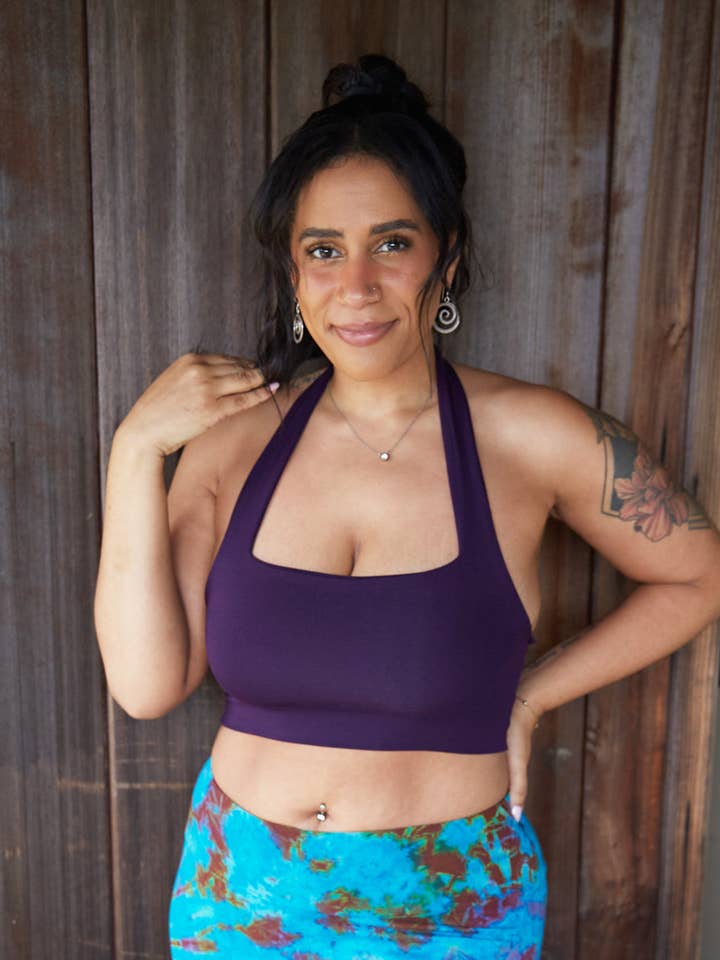 Halter Crop Top for wholesale by Zig Zag Asian Collection