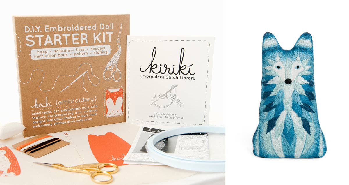 Kiriki Press - Wholesale Embroidery/Cross Stitch Supplies - Embroidery Starter Kit28