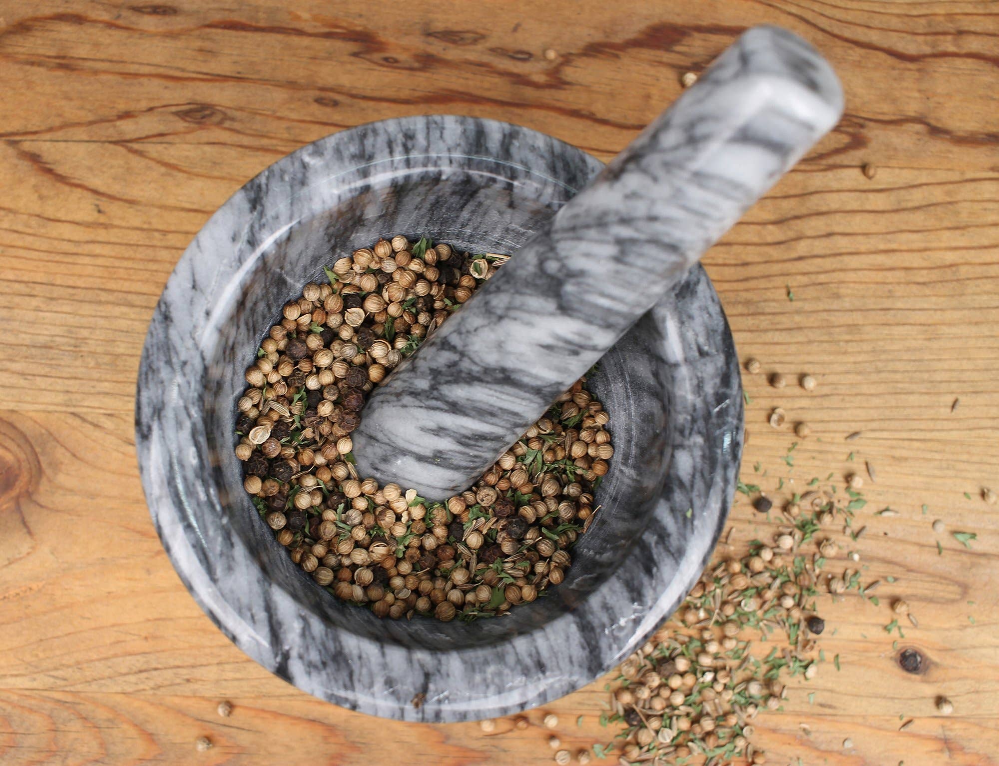 RSVP International - Wholesale Mortar & Pestle - Marble Mortar & Pestle - Gray8