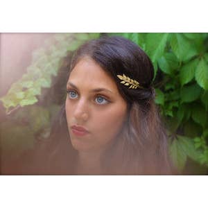 Avigail Adam - Wholesale Fashion Headband - Women's - Olive Leaf Goddess Heaband