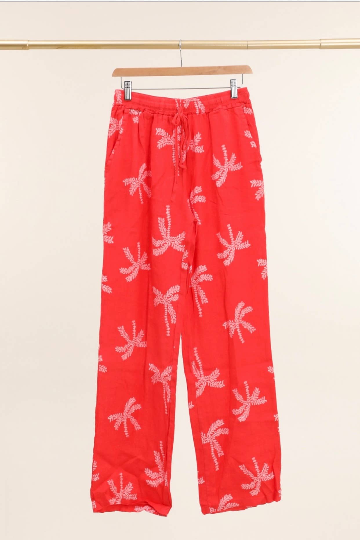 LÉA & LUC - Vente Pantalon – femme - Pantalons imprimé en 100% Lin REF.82182