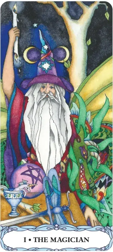 U.S. Games Systems Inc. - Wholesale Tarot Cards - Tarot Of A Moon Garden Borderless Deck & Book Set2