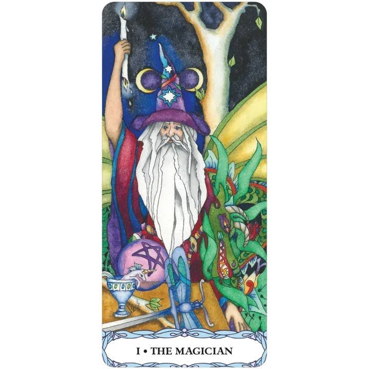 U.S. Games Systems Inc. - Wholesale Tarot Cards - Tarot Of A Moon Garden Borderless Deck & Book Set2
