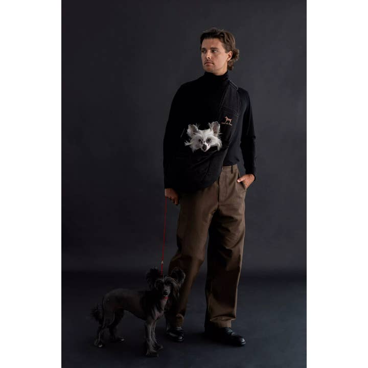 NOAH AND PAW LLC - Wholesale Pet Carrier - Cat/Dog - Premium Denim Pet sling Carrier 3x Safety15