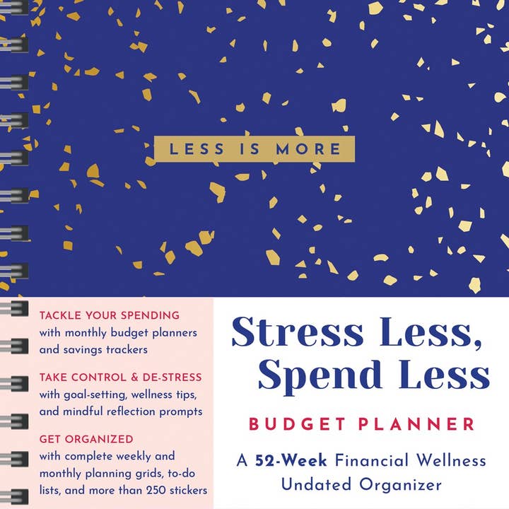 Sourcebooks - Wholesale Planner - Stress Less, Spend Less Budget Planner: Undated/Spiral Bound