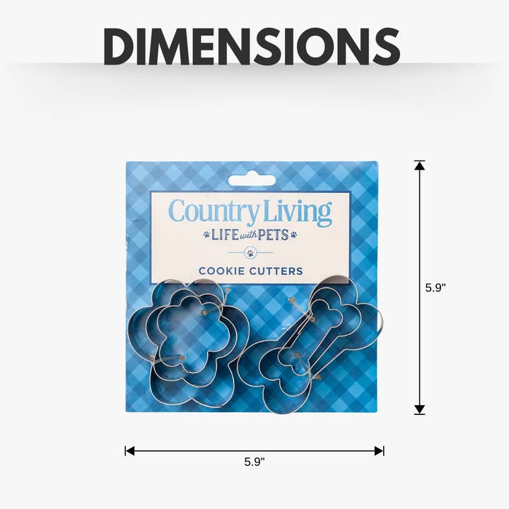 Jojo Modern Pets - Wholesale Cookie Cutter - 6-Piece Cookie Cutter Set - (6-Pack on Clip Strip)4