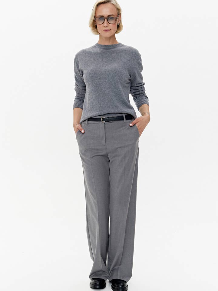 CAPSULE by Agnė Gilytė - Wholesale Knit Sweater - Women's - Sweater 'COPENHAGEN' | merino & cashmere blend in morning mi2