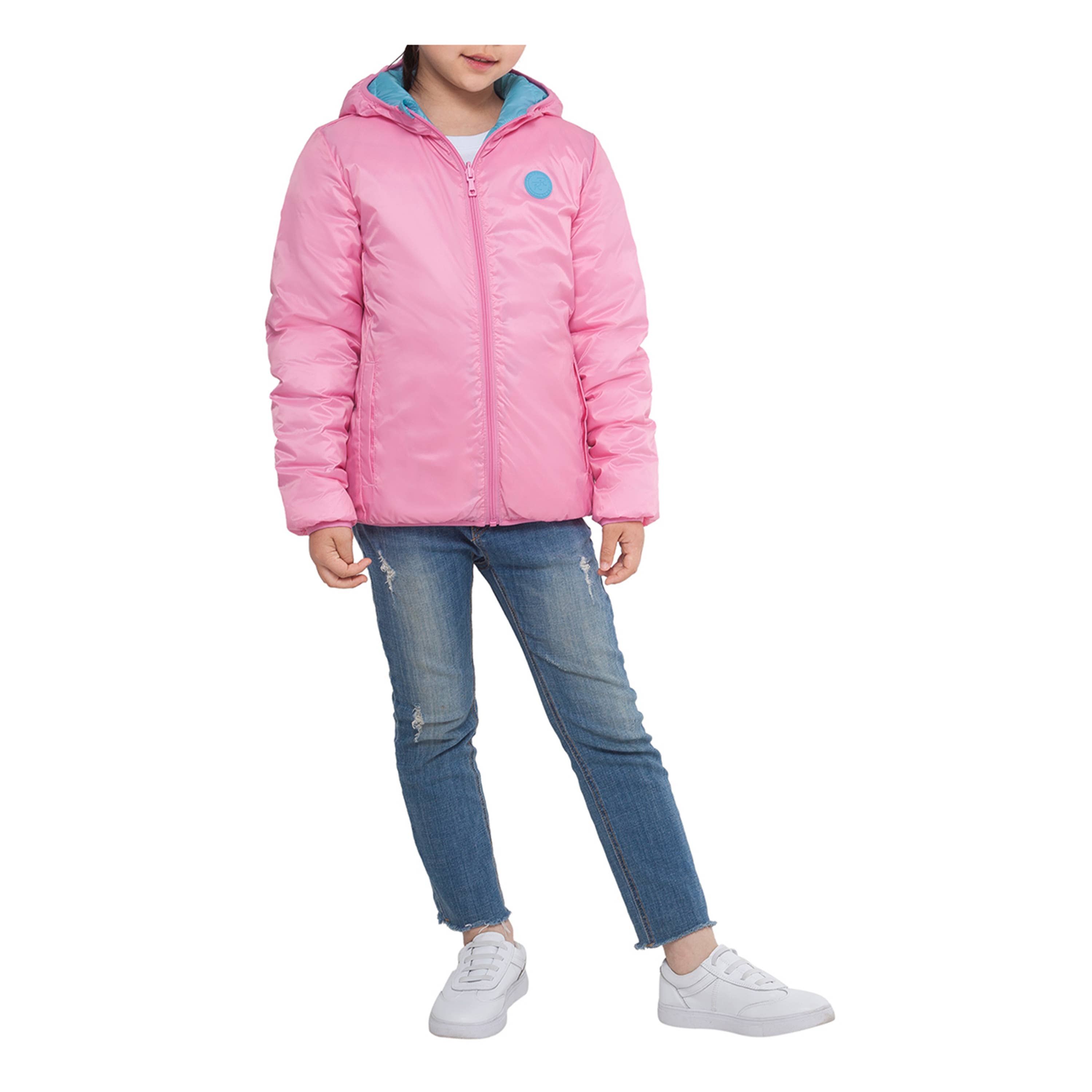 Rokka & Rolla - Wholesale Puffer Jacket - Kids - Girls' Reversible Light Puffer Jacket Coat19