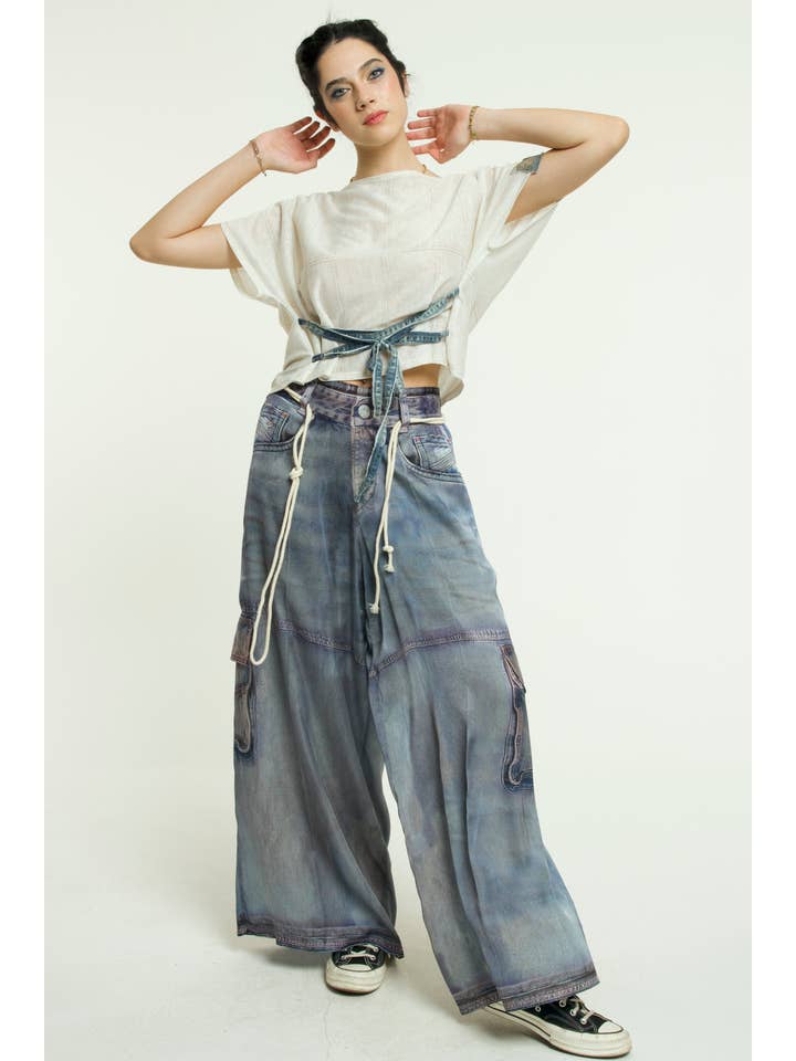 IPNG Design - Wholesale Pants - Women's - Pants Sateen Denim - Jeanious2