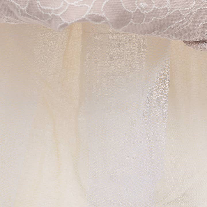 MyKids-USA® - Wholesale Dress - Kids - Baby Girl Flower Patched Design Solid Color Sleeveless Princess Formal Dress12