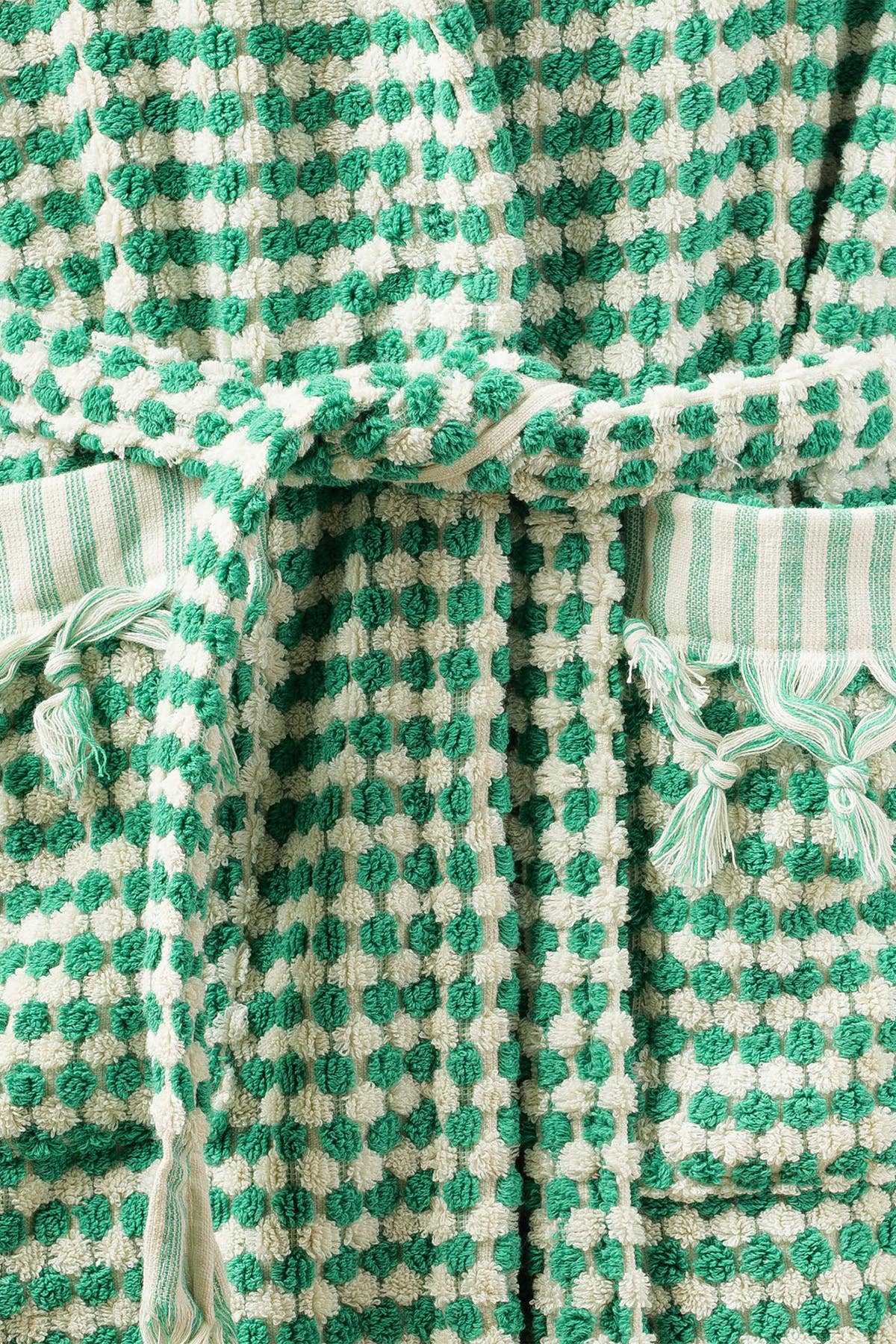 YURTLUS - Wholesale Robe - Women's - Unique 100% Cotton Pockets Bathrobe, Bubble Handwoven Robe84