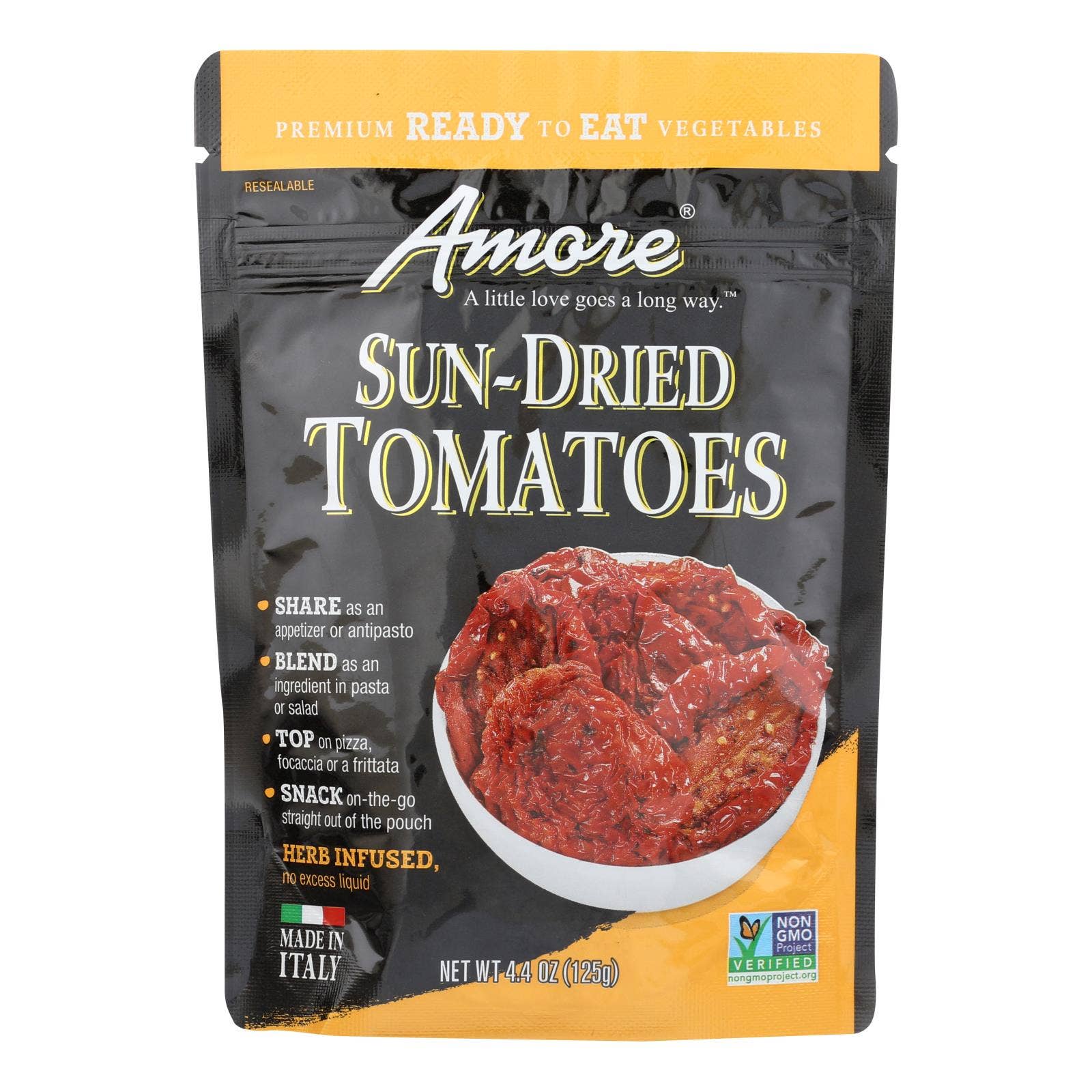 Everyday Supply Co - Wholesale Dried/Dehydrated Vegetables - Amore - Sun Dried Tomatoes - Case Of 10 - 4.4 Oz0