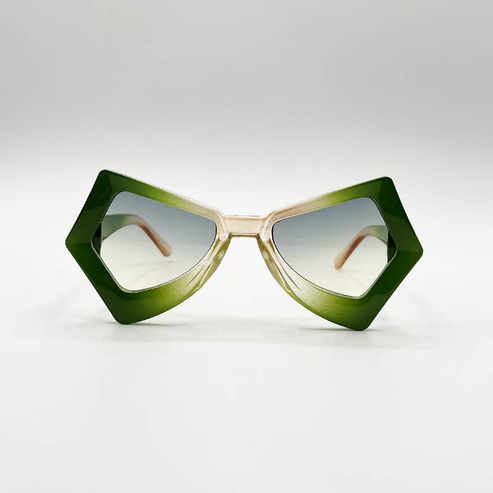 2 Tone Angular Sunglasses in Green and other Purchase wholesale green scapulars. Free returns & net 60 terms on Faire trending on Faire.