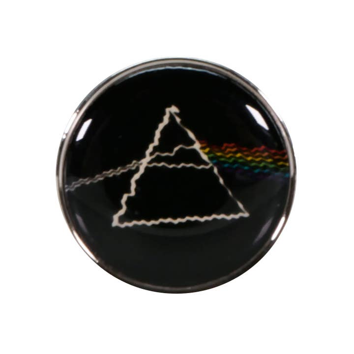 The Dark Side of the Moon Pewter Pin Badge for wholesale by Rockabilia