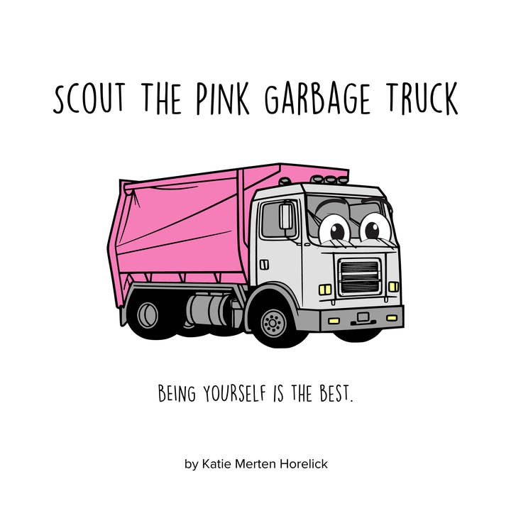 Twin Palms Print Children's Books & Greeting Cards - Wholesale Preschool Book (3-5) - Scout The Pink Garbage Truck2