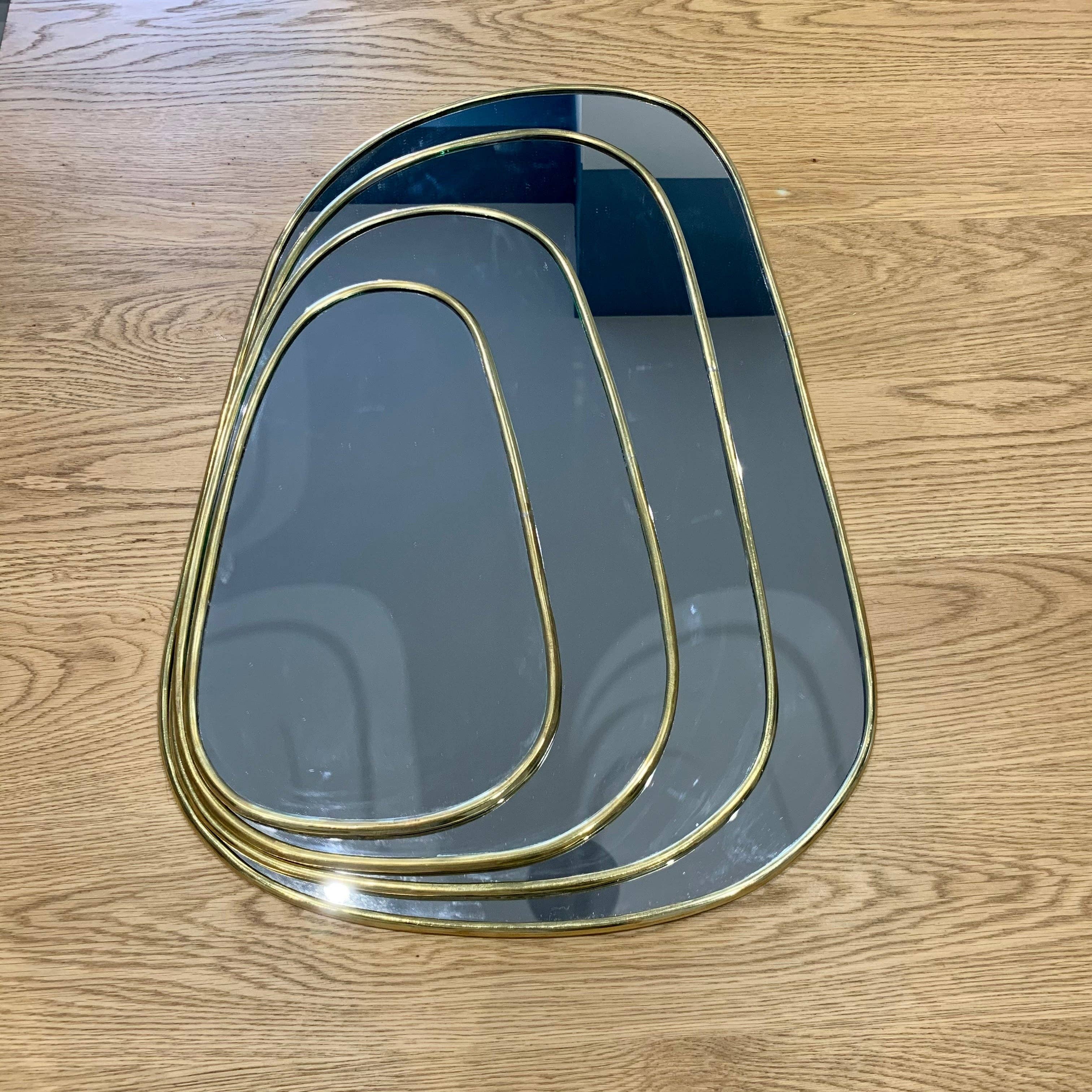 Bohome Living - Wholesale Wall Mirror - Gold Brass Mirror - Oval1